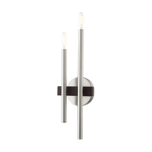 Livex Lighting 15582-91 - 2 Lt Brushed Nickel Wall Sconce