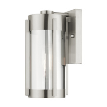 Livex Lighting 22380-91 - 1 Lt Brushed Nickel Outdoor Wall Lantern