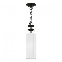 Livex Lighting 42981-04 - 1 Light Black Mini Pendant