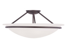 Livex Lighting 4825-07 - 3 Light Bronze Ceiling Mount