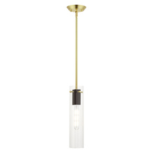 Livex Lighting 51160-12 - 1 Lt Satin Brass  Pendant