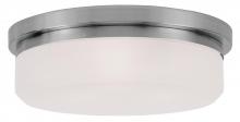 Livex Lighting 7393-91 - 3 Light BN Ceiling Mount or Wall Mount