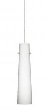 Besa Lighting 1BC-567407-SN-L - Besa Camino Pendant Satin Nickel Opal Matte 1x40W Halogen, 15Ft. Cord