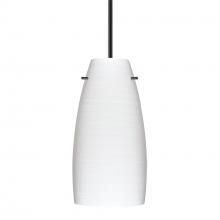 Besa Lighting 1JC-1512KR-LED-BK - Besa Tao 10 LED Pendant Chalk Black 1x9W LED