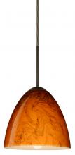 Besa Lighting 1JC-4470HB-BR - Besa Vila Pendant Bronze Habanero 1x60W Medium Base