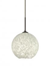 Besa Lighting 1JC-COCO819-LED-BR - Besa Coco 8 Pendant, Carrera, Bronze Finish, 1x9W LED