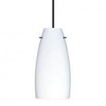 Besa Lighting 1JT-151207-LED-BK - Besa Tao 10 LED Pendant Opal Matte Black 1x9W LED