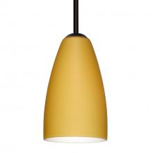 Besa Lighting 1TT-1511VM-LED-BK - Besa Riva 9 LED Pendant 1Tt Vanilla Matte Black 1x9W LED