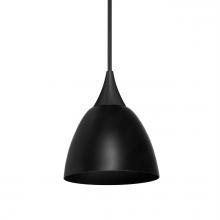 Besa Lighting 1XC-1858BK-BK - Besa, Divi Cord Pendant, Metal Black, Black Finish, 1x50W MAX GY6.35 Base