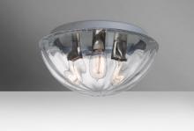 Besa Lighting 906388C-EDI - Besa Ceiling Pinta 15 Clear 3x40W Edison