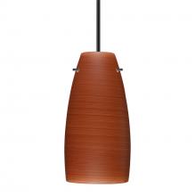 Besa Lighting J-1512CH-LED-BK - Besa Tao 10 LED Pendant For Multiport Canopy Cherry Black 1x9W LED