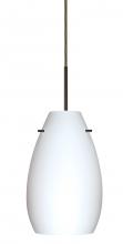 Besa Lighting J-412607-BR - Besa Pera 9 Pendant For Multiport Canopy Bronze Opal Matte 1x100W Medium Base