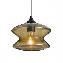 Besa Lighting OP-ZENLT-BK - Besa, Zen Outdoor Pendant, Latte Bubble, Black Finish, 1x60W E26 Base