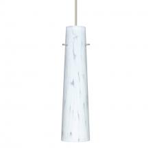 Besa Lighting RXP-567419-LED-SN - Besa Camino Pendant Satin Nickel Carrera 1x50W Halogen