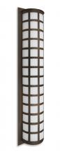 Besa Lighting SCALA40-WA-BR - Besa Outdoor Scala 40 Bronze White Acrylic 3x60W A19