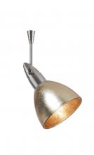 Besa Lighting SP-1758GF-12-SN - Besa Spotlight With 12" Stem Divi Satin Nickel Gold Foil 1x50W Halogen Mr16