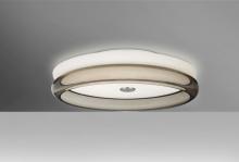 Besa Lighting TOPPER12SMC-LED - Besa, Topper 12 Ceiling, Opal/Smoke,  Finish, 1x16W LED