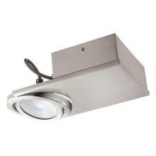 Eglo 39247A - 1 LT LED Wall Track Light w/ Matte Nickel Finish & Adjustable Lamp Head