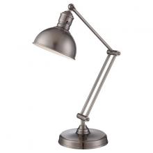 Satco Products 57/004 - Vintage Desk Lamp; 1 Light; Antique Nickel; Adjustable height