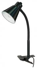 Satco Products 60/843 - Clip-On Gooseneck Lamp - 1 Light - Black