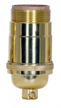 Satco Products 80/1050 - 3 Way (2 Circuit) Turn Knob Socket w/Matching Finish Removable Knob