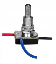 Satco Products 80/1129 - 3-Way Metal Push Switch; 3/8" Metal Bushing; 2 Circuit; 4 Position (L-1, L-2, L1-2, Off);