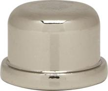 Satco Products 80/1182 - 1/2" Finial; Zinc Die Cast 1/4-28; Nickel Finish