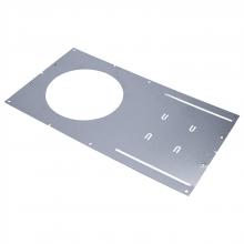 Satco Products 80/866 - 6-Inch Asymmetric New Construction Recessed Downlight Mounting Plate; Flat