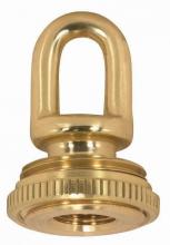 Satco Products 90/1572 - 1/4 IP Cast Brass Screw Collar Loops with Ring 1/4 IP Fits 1" Canopy Hole Ring