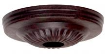 Satco Products 90/1881 - Ribbed Canopy; Canopy Only; Old Bronze Finish; 5" Diameter; 1-1/16" Center Hole