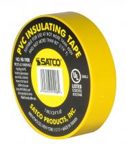 Satco Products 90/1908 - PVC Electrical Tape; 3/4" x 60 Foot; Yellow