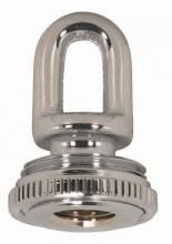 Satco Products 90/2300 - 1/4 IP Cast Brass Screw Collar Loops with Ring 1/4 IP Fits 1" Canopy Hole Ring