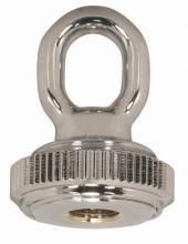 Satco Products 90/2303 - 1/4 IP Heavy Duty Cast Brass Screw Collar Loops with Ring 1/4 IP Fits 1-1/4" Canopy Hole Ring