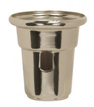 Satco Products 90/2354 - Heavy Duty Cup For Swing Arm Lamps; Nickel Finish; 2-1/2" Height; 2-1/4" Diameter