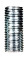 Satco Products 90/606 - 3/8 IP Steel Nipple; Zinc Plated; 1-1/2" Length; 5/8" Wide