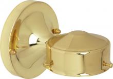 Satco Products 90/708 - 3-1/4" Wired Wall Bracket; Brass Finish; Includes Hardware; 60W Max