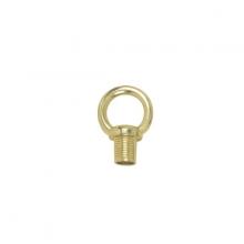 Satco Products 90/957 - 3/4" Loops; 1/8 IP Male With Wireway; 10lbs Max; Brass Plated Finish