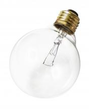 Satco Products A3647 - 25 Watt G25 Incandescent; Clear; 3000 Average rated hours; 180 Lumens; Medium base; 130 Volt