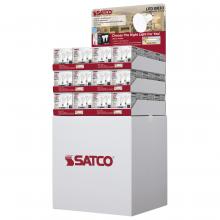 Satco Products D2108 - Display Unit Containing 36 pieces of S11386; 9.5 Watt; BR30 LED; 2700K; Dimmable; E26; 90 CRI