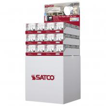 Satco Products D2109 - Display Unit Containing 36 pieces of S11387; 9.5 Watt; BR30 LED; 5000K; Dimmable; E26; 90 CRI