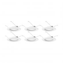 Satco Products S11641 - 9.2 Watt; LED Downlight Retrofit; 5-6 inch; 90 CRI; 3000K; 120 Volt; Pack of 6