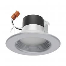 Satco Products S11833 - 7 Watt; LED Downlight Retrofit; 4 Inch; CCT Selectable; 120 volts; Dimmable; Brushed Nickel Finish
