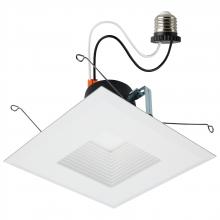 Satco Products S11885 - Field Selectable LED Downlight Retrofit; Deep Baffle; 8/10.5/13.5 Watts; 27K/30K/35K/40K/50K CCT;