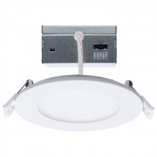 Satco Products S11886 - 9 Watt LED Direct Wire Downlight with Night Light; 4 Inch; Remote Driver; CCT Selectable; Dimmable;