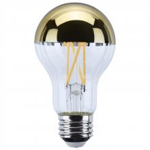 Satco Products S12540 - 12 Watt A19 LED; Medium Base; 2700K CCT; Gold Crown; 100 Watt Replacement