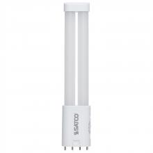 Satco Products S18420 - 8.5 Watt PLL LED; 2G11 Base; 30K/35K/40K/50K/65K CCT Selectable; Ballast Bypass; 120-277 Volt