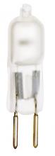 Satco Products S1909 - 20 Watt; Halogen; T3; Frosted; 2000 Average rated hours; 270 Lumens; Bi Pin G4 base; 12 Volt