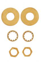 Satco Products S70/628 - 6 Assorted Steel Washers; 1/8 IPS