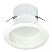 Satco Products S9121 - Discontinued - 10 watt LED Downlight Retrofit Kit; 4" Baffle; 3000K; Medium base; 120 volts;