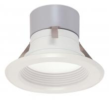 Satco Products S9124 - Discontinued - 8.5 watt LED Downlight Retrofit; 4" Baffle; 3000K; Medium base; 120 volts;